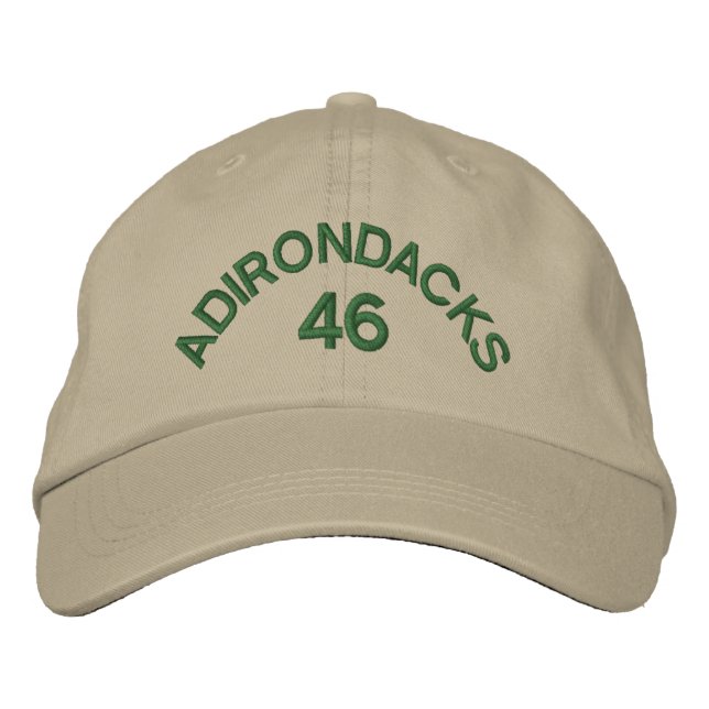 ADIRONDACKS 46 CAP BESTICKTE KAPPE (Vorderseite)