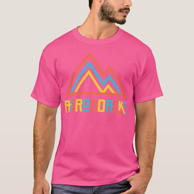 Adirondacks Baseball Sleeve T-Shirt (Vorderseite)