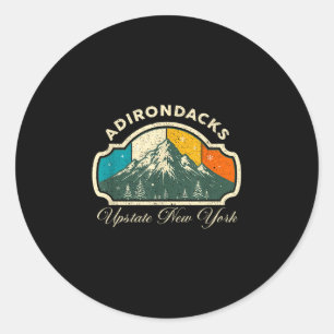 Adirondacks im Norden des Bundesstaates New York V Runder Aufkleber