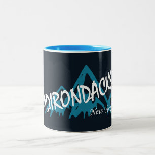 Adirondacks New York Mountains Zweifarbige Tasse