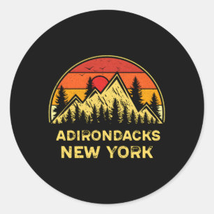 Adirondacks New York Ny Mountains Wandern Runder Aufkleber