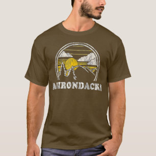 Adirondacks New York NY Vintage Wandern Berge T-Shirt