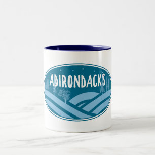 Adirondacks New York Outdoor Zweifarbige Tasse