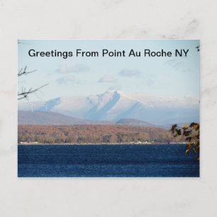 Adirondacks (NY) Photo Post Card Feiertagspostkarte