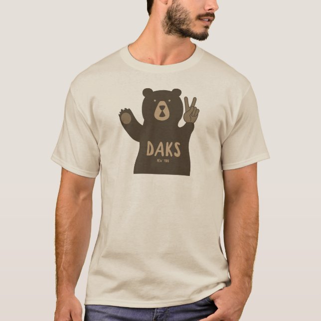 Adirondacks Peace Bären T-Shirt (Vorderseite)