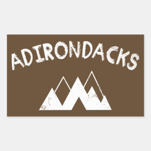 Adirondacks Rechteckiger Aufkleber