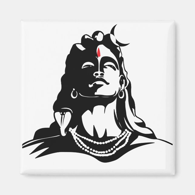 Adiyogi Mahadev Om Namah Shivaya Hindu Magnet (Vorne)