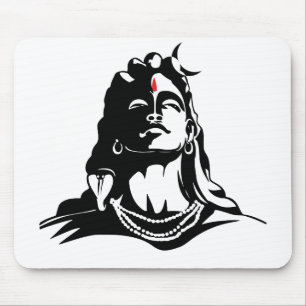 Adiyogi Mahadev OM Namah Shivaya Hindu Mousepad