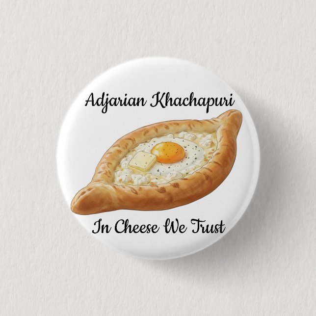 Adjarian Khachapuri  Button (Vorderseite)