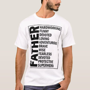 Adjektiv Vatertag Cooler Vater Definition T-Shirt