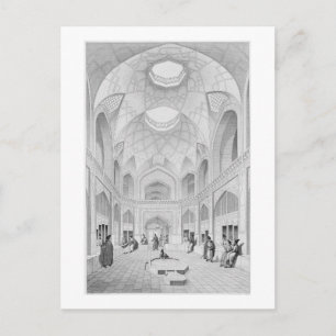 Adji Seid Hussein Bazaar, in Kashan, aus "Voyage" Postkarte