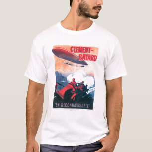 Adjudant Vincenot WWI Luftschiff-förderndes Plaka T-Shirt