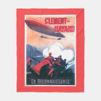 Adjudant Vincenot WWI Luftschiff Werbeplakat