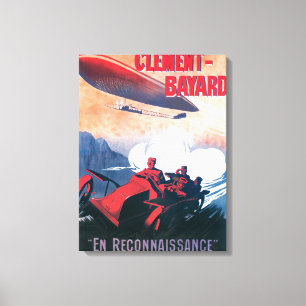 Adjudant Vincenot WWI Werbeplakat Leinwanddruck