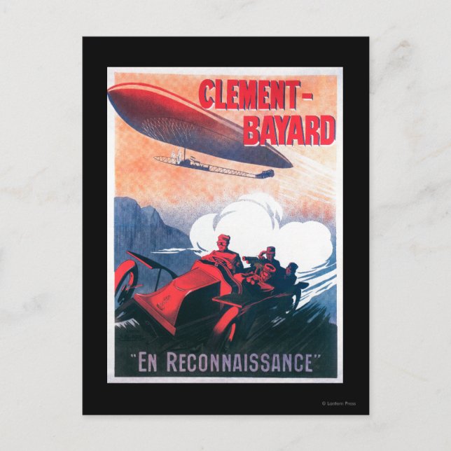 Adjudant Vincenot WWI Werbeplakat Postkarte (Vorderseite)