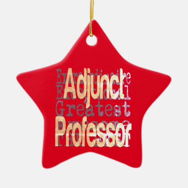 Adjunct Professor Extraordinaire Keramik Ornament (Vorne)
