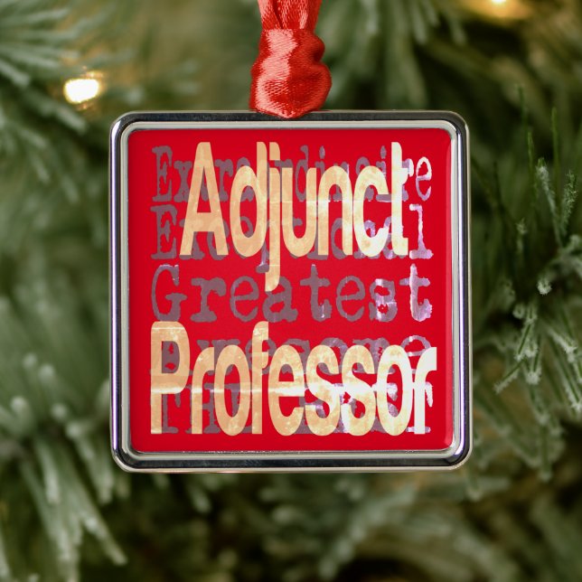 Adjunct Professor Extraordinaire Ornament Aus Metall (Baum)
