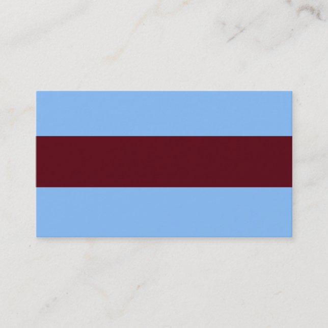 ADJUSTABLE Blue & Brown Business Card Visitenkarte (Vorderseite)
