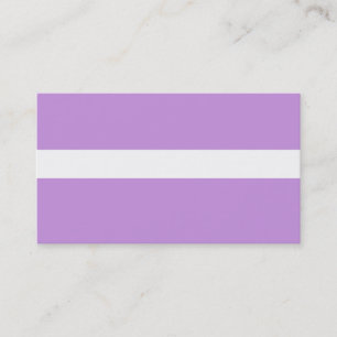 ADJUSTABLE Lavendel & White Business Card Visitenkarte