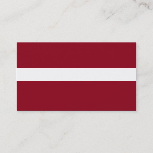 ADJUSTABLE Maroon & White Business Card Visitenkarte (Vorderseite)