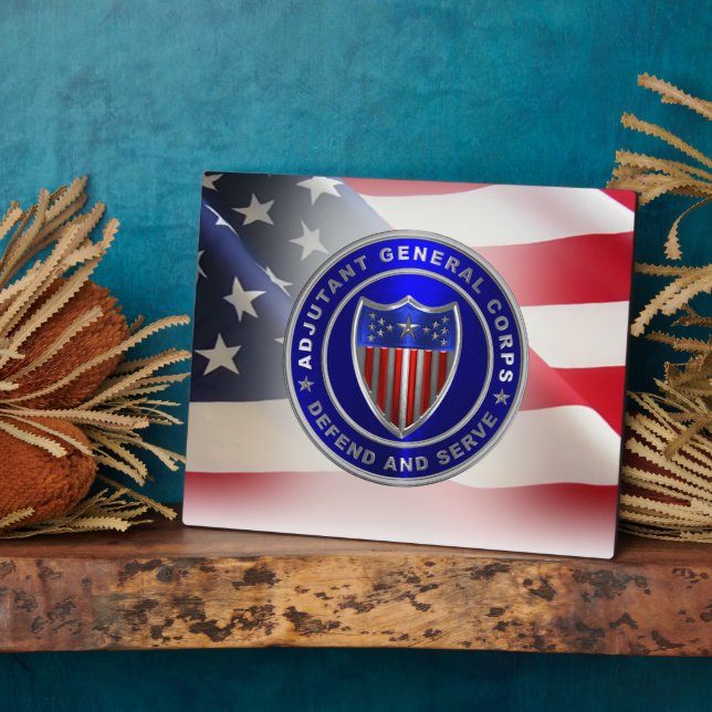 Adjutant General Corps Fotoplatte (Seite)