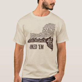 ADK46 Hiked Long Sleeve T - Shirt (Braunes Logo)