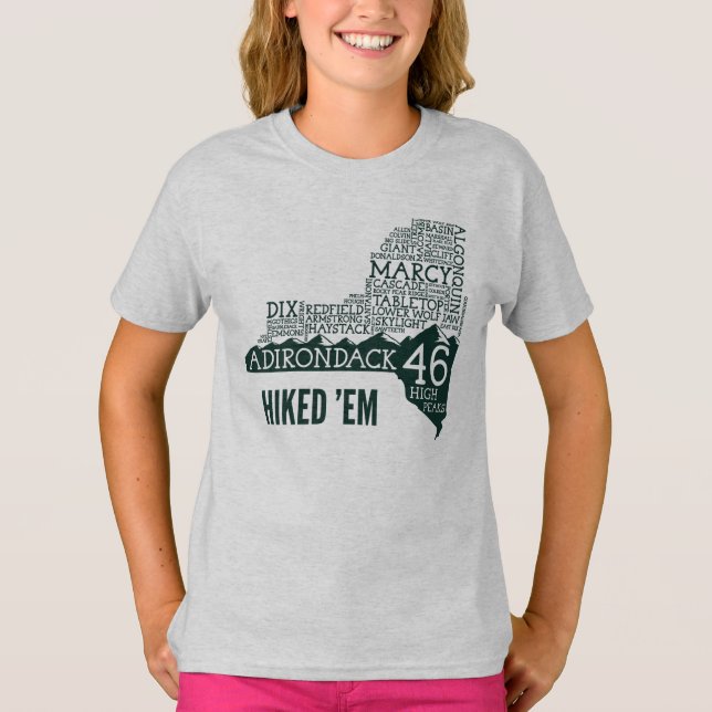 ADK46 Hiked Women's Long Sleeve T - Shirt (Vorderseite)