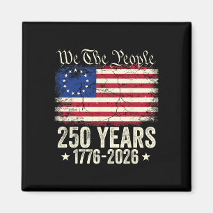 Adler 250 Jahre Amerikanisch 1776 2026 250. Geburt Magnet