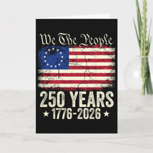 Adler 250 Jahre Amerikanisch 1776 2026 250. USA-Ge Karte
