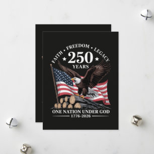 Adler 250. Jubiläum USA Feiertagskarte