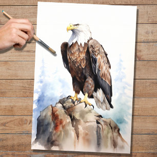 Adler 2 Decoupage Paper Seidenpapier