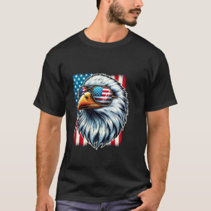 Adler 4. Juli u2013 Amerikanische Flagge Patriotis T-Shirt