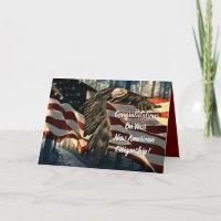 Adler Amerikanische Flagge USA Staatsbürgerschaft