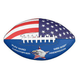 Adler angreifen, die amerikanische Flagge, Patriot Football