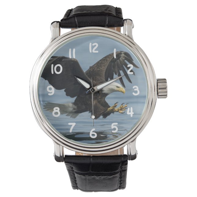 Adler auf Ansatz Armbanduhr (Vorderseite)