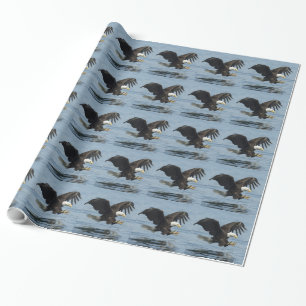 Adler auf Ansatz Geschenkpapier