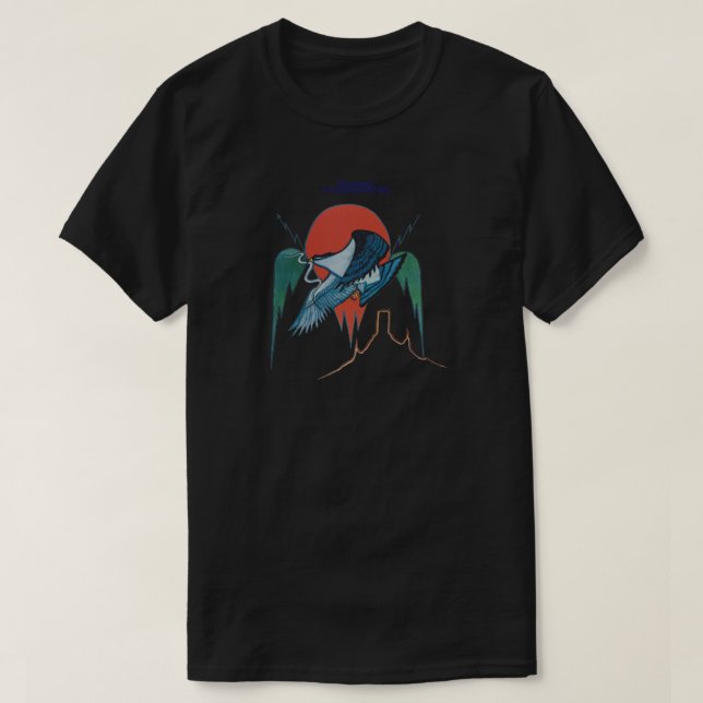 Adler auf dem klassischen Grenzübergang T-Shirt (Design vorne)