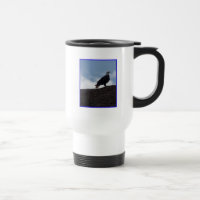Adler auf hohem Grund Reise-/Pendler-Tasse