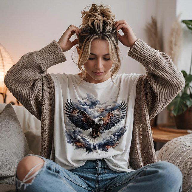 Adler aus Wolken T-Shirt (Von Creator hochgeladen)