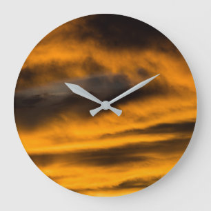 Adler-Ausgebrannt Große Wanduhr