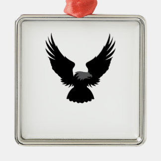 Adler Benfica Silbernes Ornament