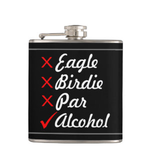 Adler Birdie Par Alcohol Spaß Flachmann