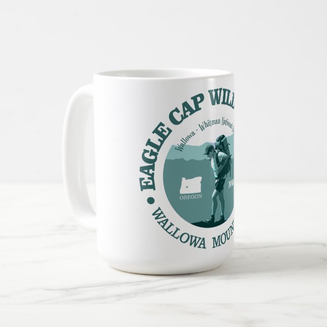 Adler Cap Wilderness (T) Kaffeetasse (Vorderseite Links)