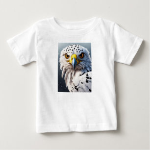 Adler: Cartoon Charm in Schwarz & Weiß Baby T-shirt
