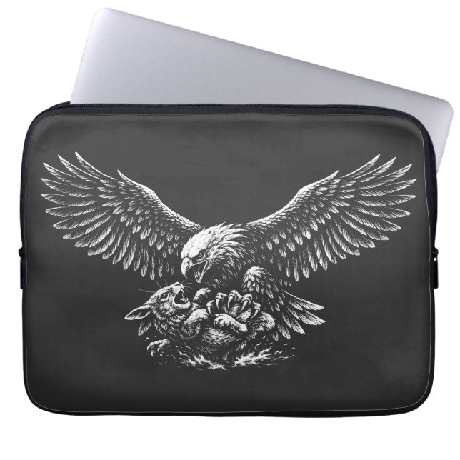Adler der Asche von BurnsInHell Laptopschutzhülle (Vorderseite)