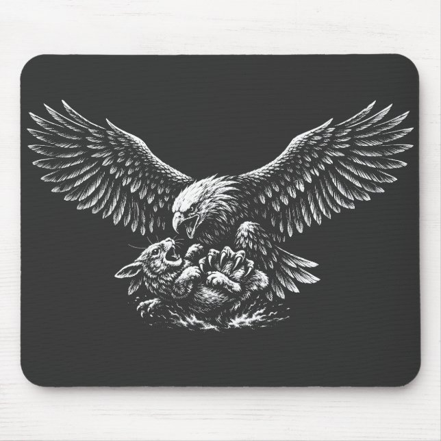 Adler der Asche von BurnsInHell Mousepad (Vorne)