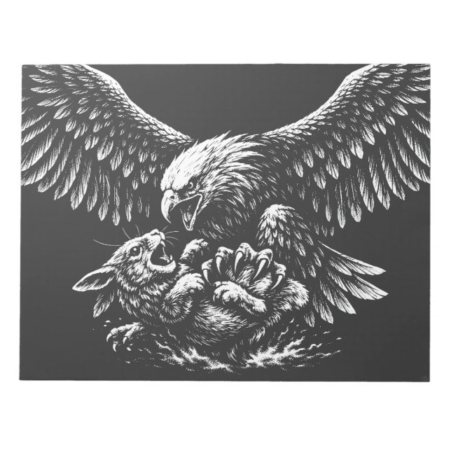 Adler der Asche von BurnsInHell Notizblock (Vorderseite)