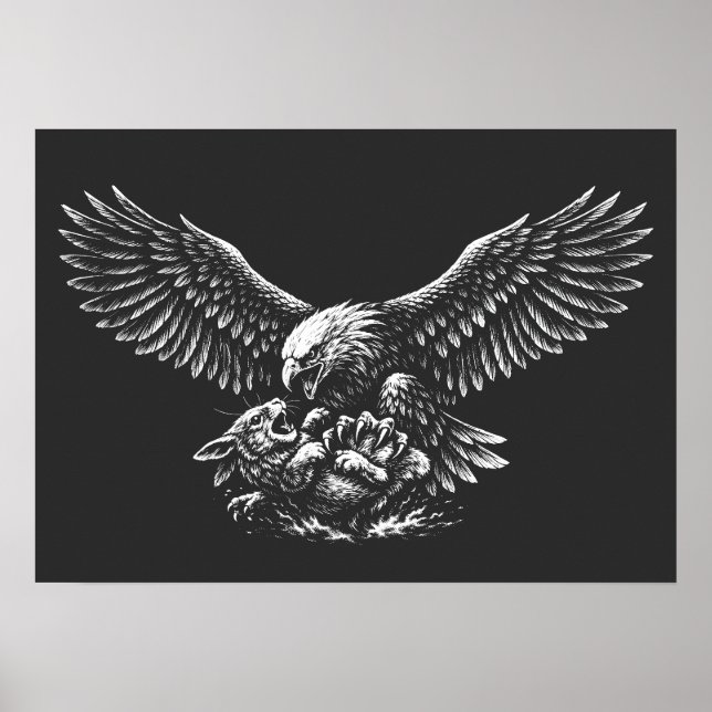 Adler der Asche von BurnsInHell Poster (Vorne)