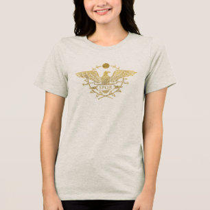Adler-Emblem des Römischen Reiches Tri-Blend Shirt