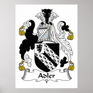 Adler Familienwappen Poster